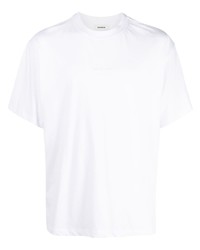 T-shirt girocollo bianca di Sandro