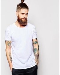 T-shirt girocollo bianca di Scotch & Soda