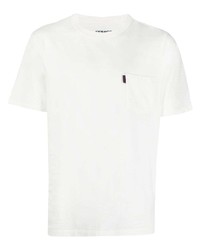 T-shirt girocollo bianca di Sebago