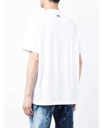 T-shirt girocollo bianca di Doublet