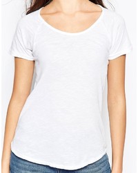 T-shirt girocollo bianca di Sundry