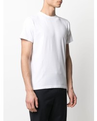 T-shirt girocollo bianca di Cruciani