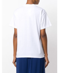 T-shirt girocollo bianca di Golden Goose Deluxe Brand