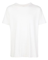 T-shirt girocollo bianca di Simon Miller