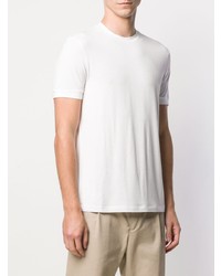 T-shirt girocollo bianca di Giorgio Armani