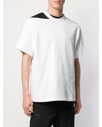 T-shirt girocollo bianca di Zilver