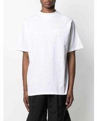 T-shirt girocollo bianca di Omc
