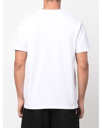 T-shirt girocollo bianca di Societe Anonyme