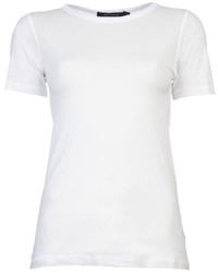 T-shirt girocollo bianca di Sofie D'hoore