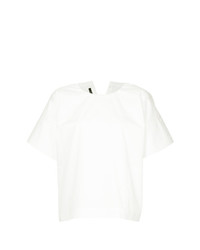 T-shirt girocollo bianca di Sofie D'hoore
