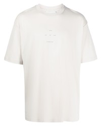 T-shirt girocollo bianca di Song For The Mute