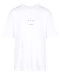 T-shirt girocollo bianca di Song For The Mute