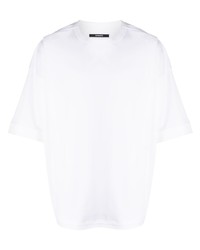 T-shirt girocollo bianca di SONGZIO