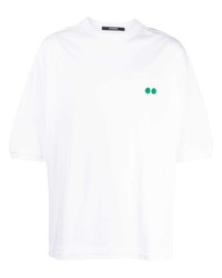 T-shirt girocollo bianca di SONGZIO
