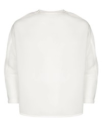 T-shirt girocollo bianca di Sulvam