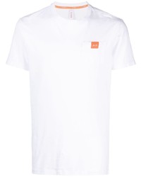 T-shirt girocollo bianca di Sun 68