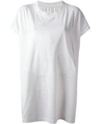 T-shirt girocollo bianca