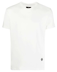 T-shirt girocollo bianca di Tagliatore