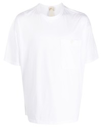 T-shirt girocollo bianca di Ten C