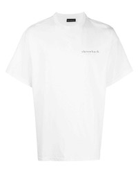 T-shirt girocollo bianca di Throwback.