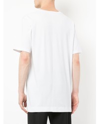 T-shirt girocollo bianca di Monkey Time
