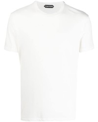 T-shirt girocollo bianca di Tom Ford