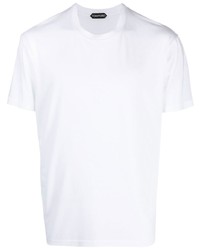 T-shirt girocollo bianca di Tom Ford