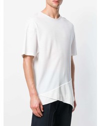 T-shirt girocollo bianca di Chalayan