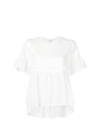 T-shirt girocollo bianca di Twin-Set