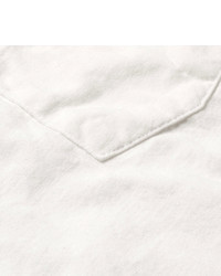 T-shirt girocollo bianca di Velva Sheen