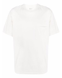 T-shirt girocollo bianca di Universal Works