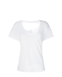 T-shirt girocollo bianca di Unravel Project