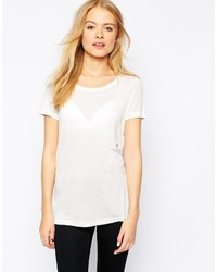 T-shirt girocollo bianca di Vero Moda