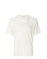 T-shirt girocollo bianca di Versace Collection