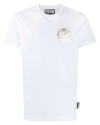 T-shirt girocollo bianca di VERSACE JEANS COUTURE