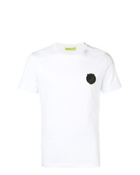 T-shirt girocollo bianca di Versace Jeans