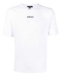 T-shirt girocollo bianca di Versace