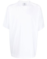T-shirt girocollo bianca di Vetements