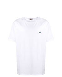T-shirt girocollo bianca di Vivienne Westwood