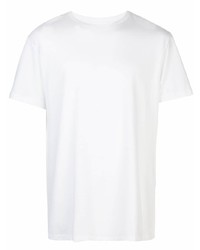 T-shirt girocollo bianca di WARDROBE.NYC