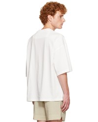 T-shirt girocollo bianca di LE17SEPTEMBRE