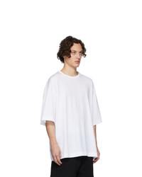 T-shirt girocollo bianca di Dries Van Noten