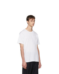T-shirt girocollo bianca di Acne Studios