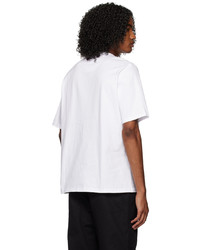 T-shirt girocollo bianca di Barbour