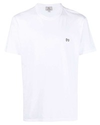 T-shirt girocollo bianca di Woolrich