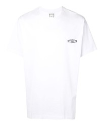 T-shirt girocollo bianca di Wooyoungmi