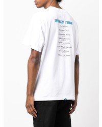 T-shirt girocollo bianca di Liberaiders