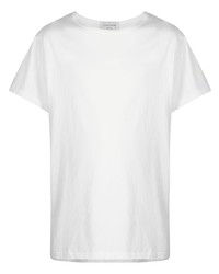T-shirt girocollo bianca di Yohji Yamamoto