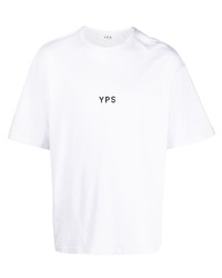T-shirt girocollo bianca di YOUNG POETS