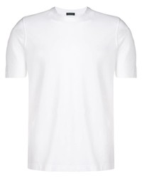 T-shirt girocollo bianca di Zanone